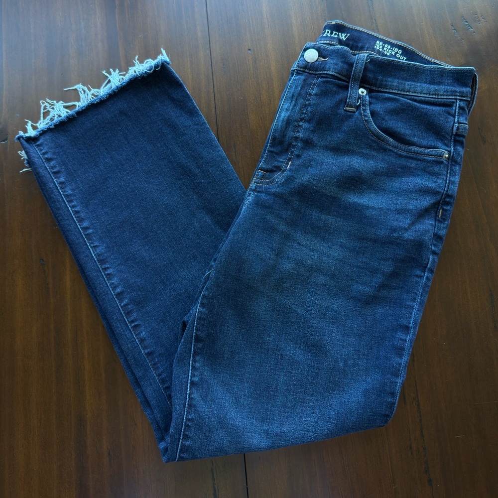 J. Crew Mid Rise Kickout Jeans (Penny Basil)